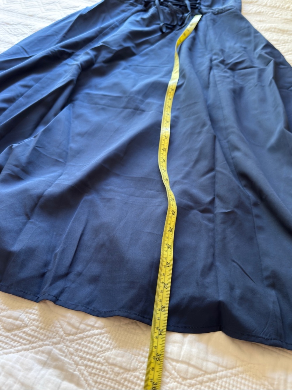 NWT Blue Corset Midi Dress Milkmaid style L - Picture 6 of 8